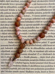 Náhrdelník s DZI korálky 3 oka