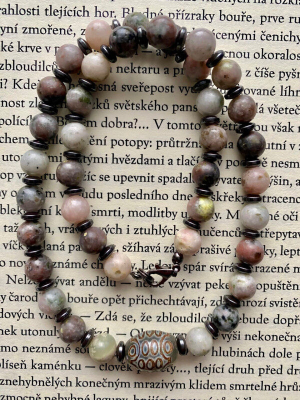 Náhrdelník s DZI korálkem 21 očí