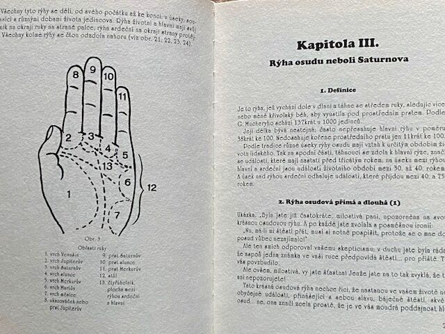 Kniha "Čtení osudu z rukou" 