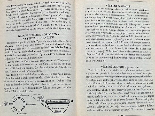 Kniha "Kouzlo kávové sedliny"   