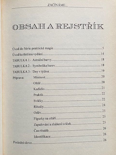 Kniha "Magie svíček"   