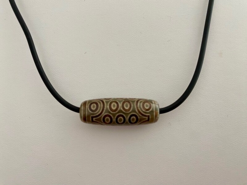 Tibetský korálek DZI 21 očí